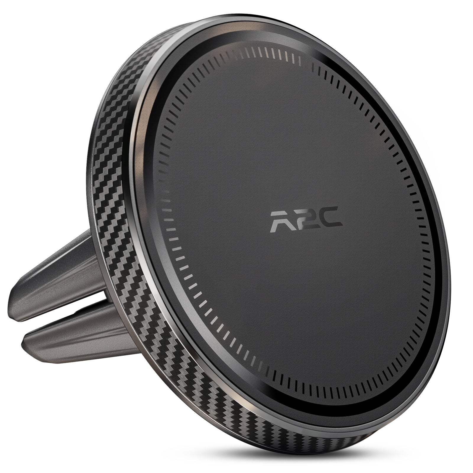 A2C Slim Magnetic Phone Holder for Car, Rental Car Essentials for Travel, No Assembly, Compact, One-Hand Operation, Easy Removal, Reusable, Upgraded Air Vent Phone Mount Compatible with MagSafe iPhone A2C