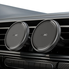 A2C Slim Magnetic Phone Holder for Car, Rental Car Essentials for Travel, No Assembly, Compact, One-Hand Operation, Easy Removal, Reusable, Upgraded Air Vent Phone Mount Compatible with MagSafe iPhone A2C