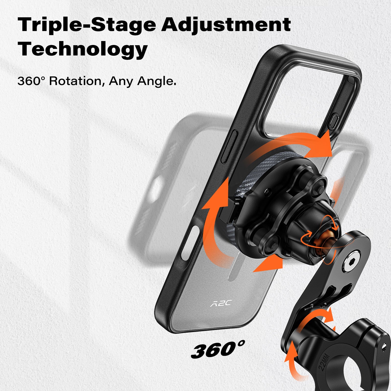 A2C One-Lock Ultra Bicycle Phone Mount A2C