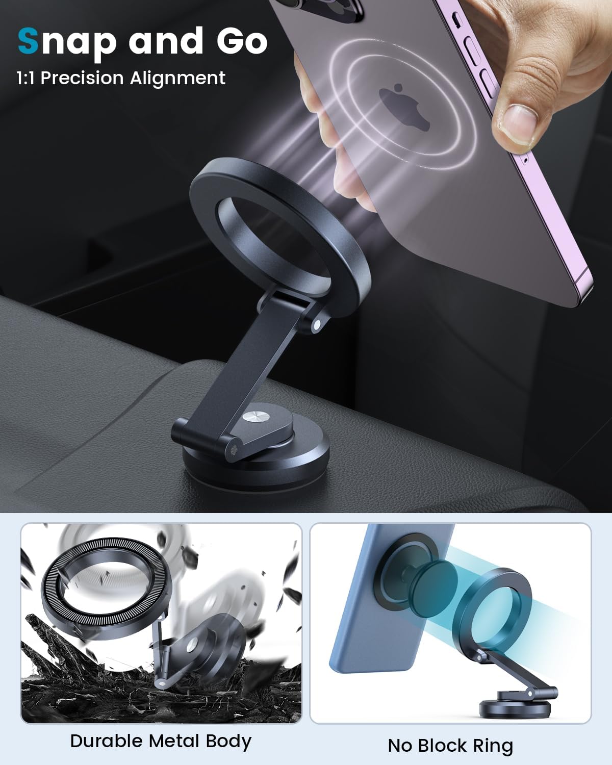 MagSafe Car Mount for Dashboard APPS2Car Mount