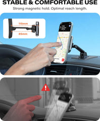 APPS2Car for Magsafe Car Mount, Magnetic Phone Holder for Car A2C