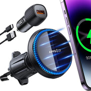 Car Charger Mount with 15W Fast Charging for Magsafe Car Vent Mount APPS2Car Mount