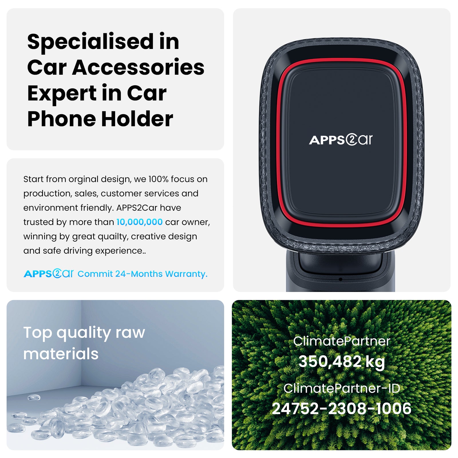 Magnetic Phone Mount for Car A2C