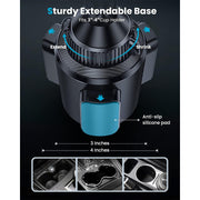 Tri-Pivot Dual Coil Auto Clamping Car Charger APPS2Car Mount