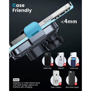 Tri-Pivot Dual Coil Auto Clamping Car Charger APPS2Car Mount