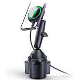Tri-Pivot Magsafe Cup Holder Charger Mount APPS2Car Mount