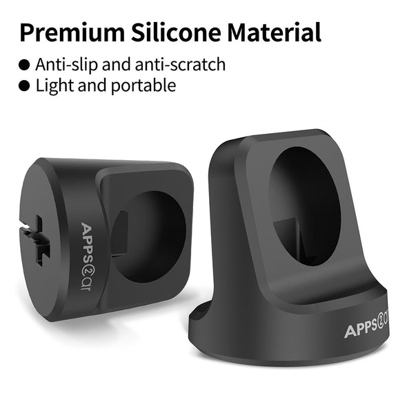 Silicone Apple Watch Charger Stand