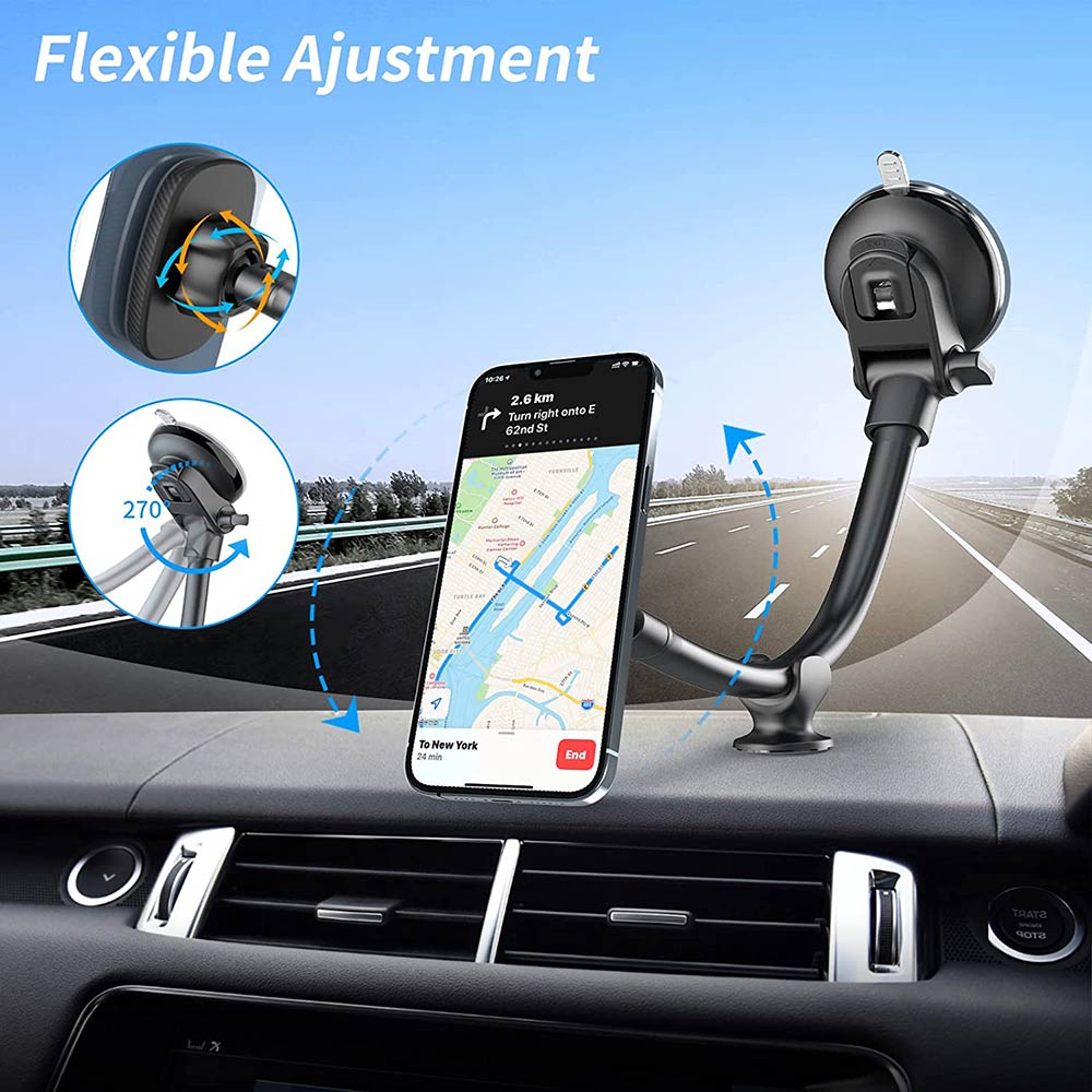 Gooseneck Magnetic Cell Phone Mount APPS2Car Mount