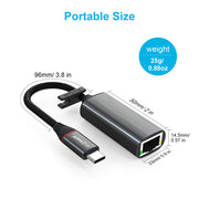 USB-C To Gigabit Ethernet Adapter APPS2Car Mount