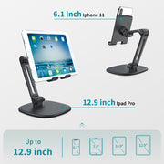 Tablet Holder With Heavy Duty Base APPS2Car Mount