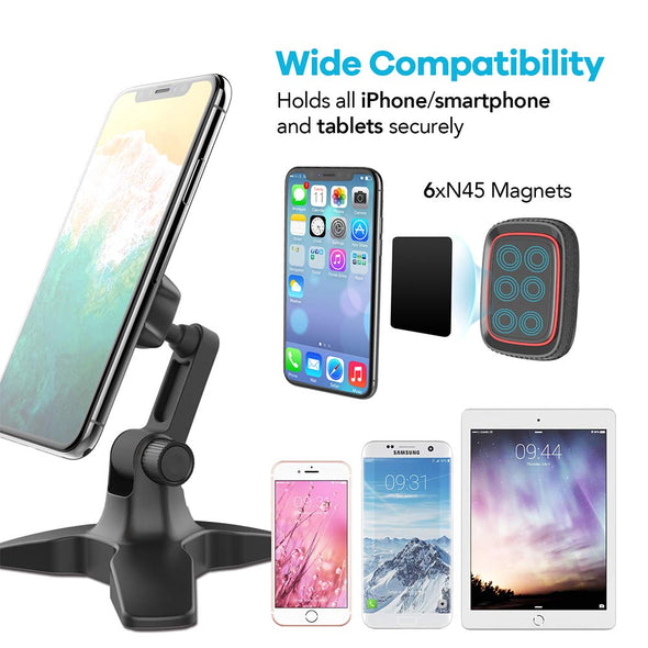 Universal Magnetic Desk Phone Stand