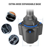 Cup Holder Tablet & iPad Mount For 4.3” - 12.9” Tablets APPS2Car Mount