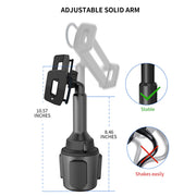 Cup Holder Tablet & iPad Mount For 4.3” - 12.9” Tablets APPS2Car Mount
