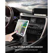 Cup Holder Tablet & iPad Mount For 4.3” - 12.9” Tablets APPS2Car Mount