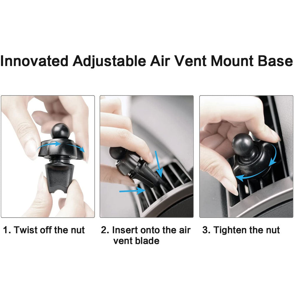 Screw Nut Adjustable Vent GPS Mount APPS2Car Mount