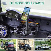 Cup Holder Phone Mount for Golf Cart APPS2Car Mount