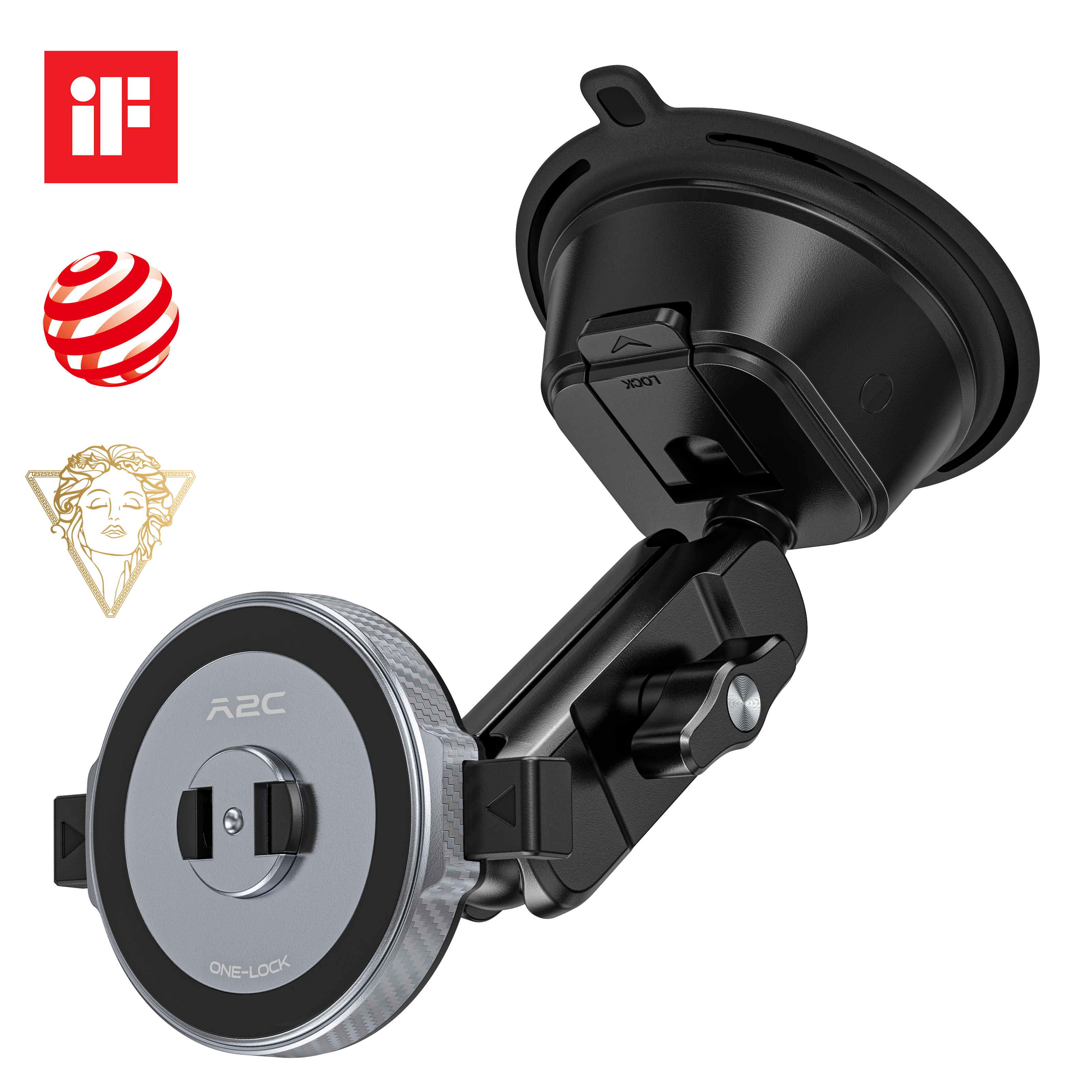 A2C One-Lock Ultra Car Phone Mount A2C
