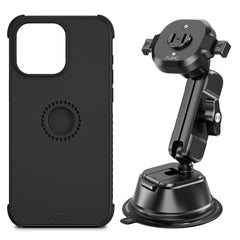 A2C One-Lock™️ Windshield/Dashboard Car Phone Holder with Suction Cup A2C