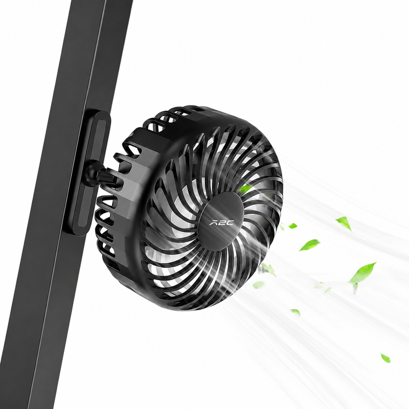 A2C Golf Cart Fan Rechargeable Magnetic Base Battery Operated Portable Fan