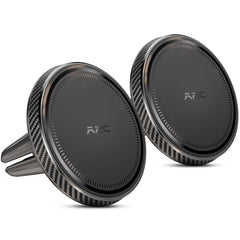 A2C Slim Magnetic Phone Holder for Car, Rental Car Essentials for Travel, No Assembly, Compact, One-Hand Operation, Easy Removal, Reusable, Upgraded Air Vent Phone Mount Compatible with MagSafe iPhone A2C