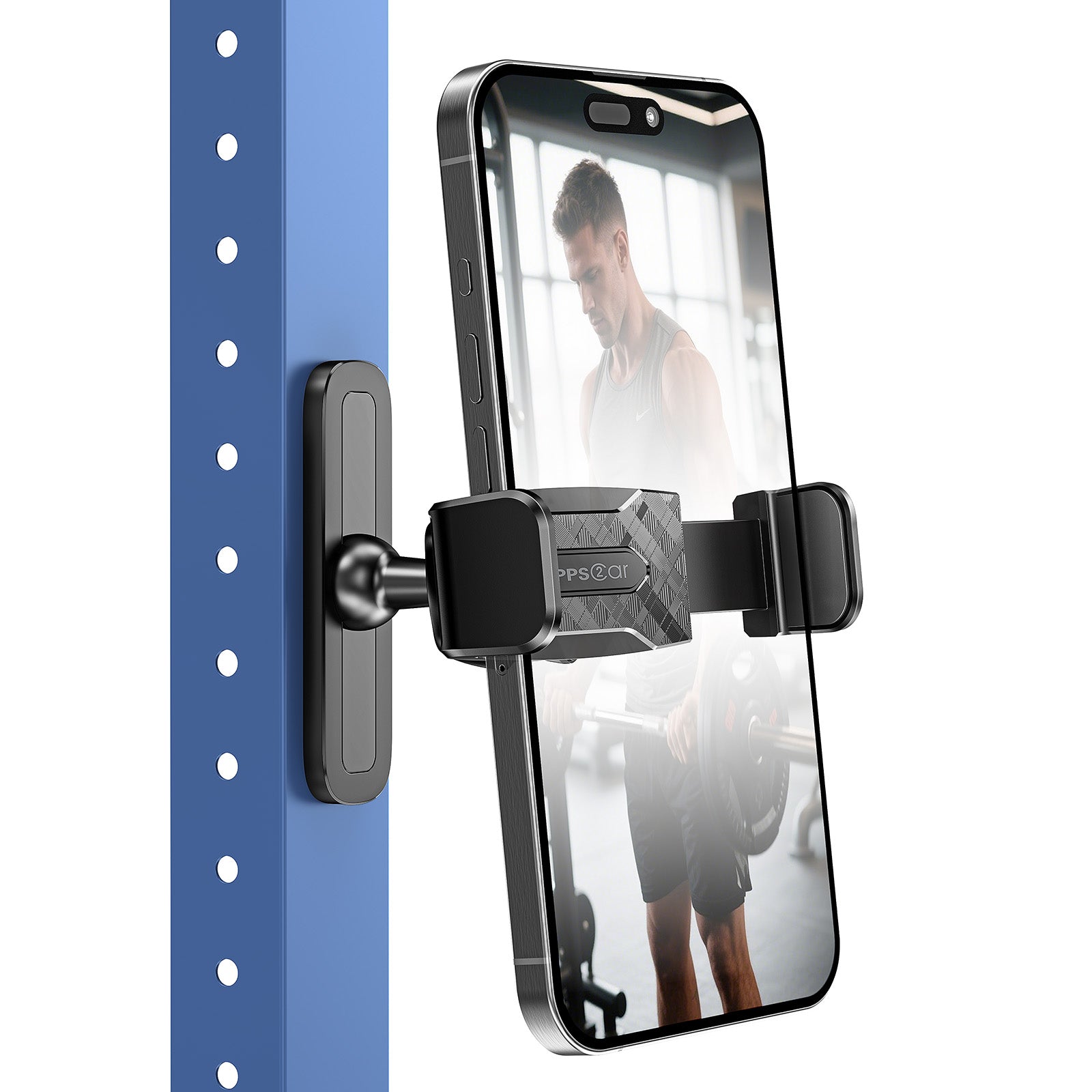 Exercise Phone Hoder A2C Gym Magnetic Phone Holder – Stable & Secure Workout Phone Mount