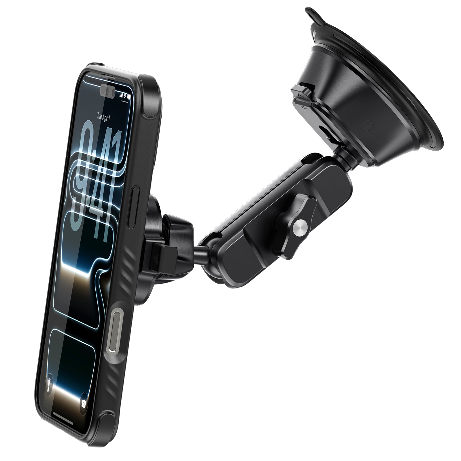 A2C One-Lock™️ Windshield/Dashboard Car Phone Holder with Suction Cup A2C