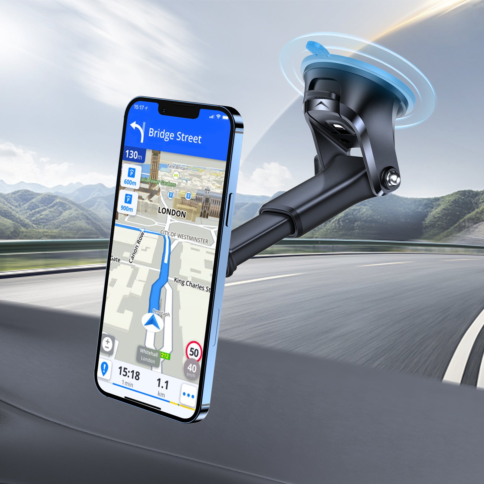 Windshield & Dashboard Magnetic Phone Mount APPS2Car Mount