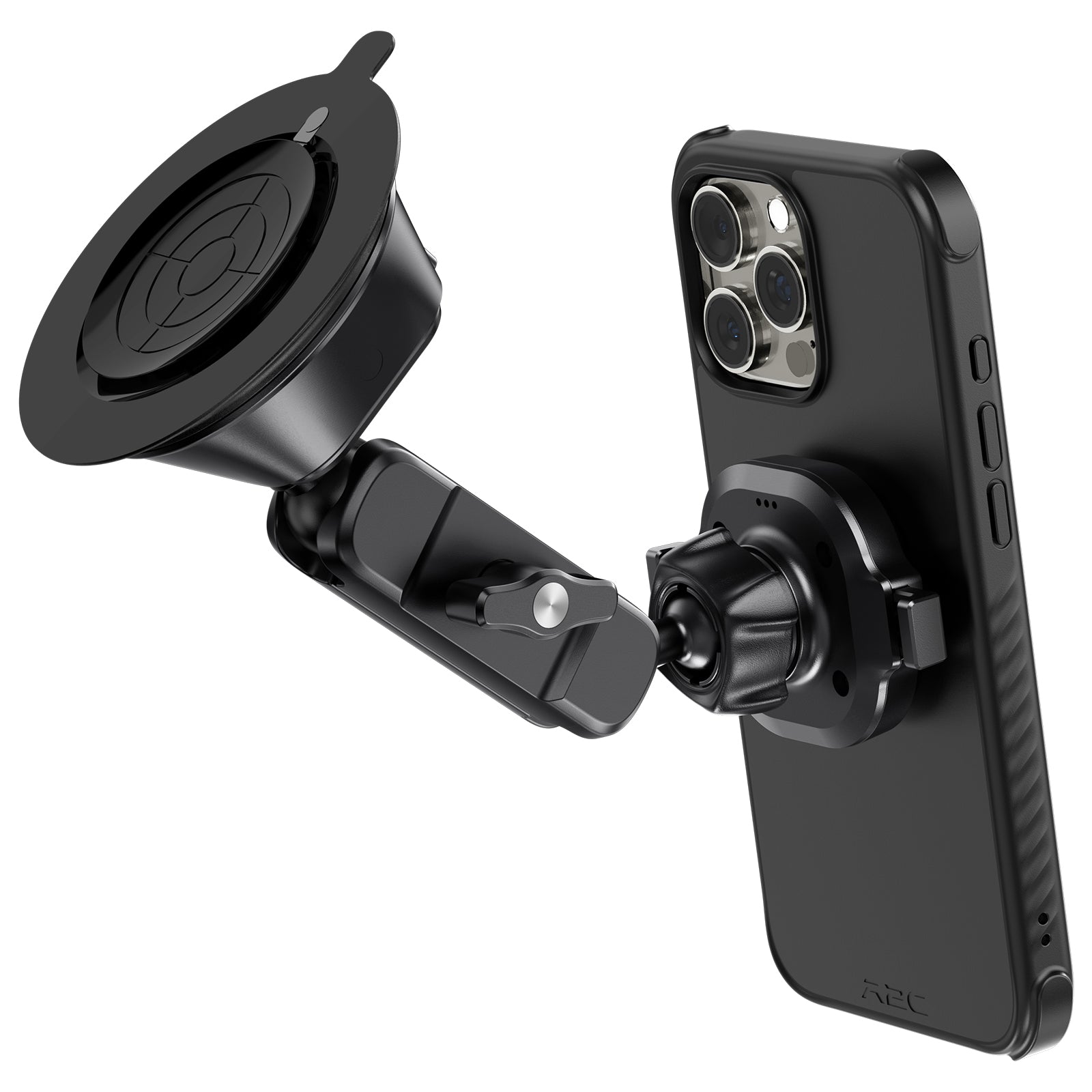 A2C One-Lock™️ Windshield/Dashboard Car Phone Holder with Suction Cup A2C