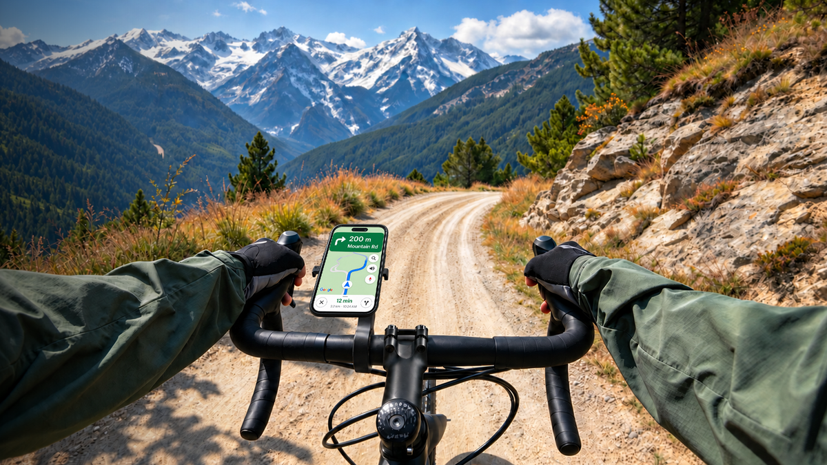 BM22 Pro out-front bike phone mount