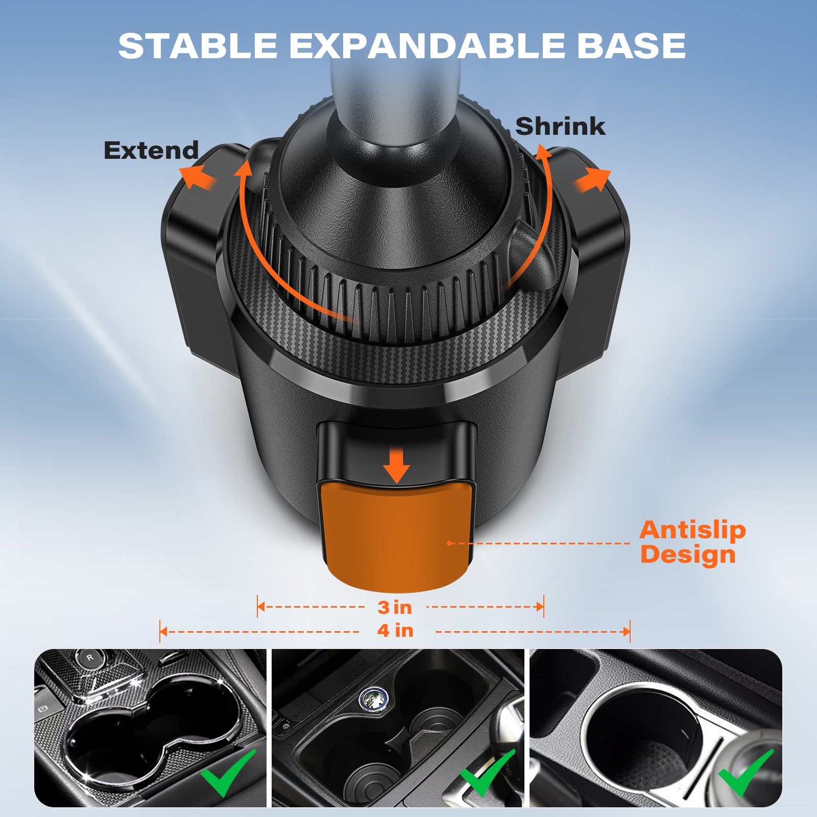 A2C for Magsafe Car Mount Charger, QI2 15W Wireless Fast Charging Cup Holder Phone Charger - Dual Cooling System, Aluminum Alloy Tri-Pivot Arm, 18 N54 Strong Magnets for iPhone 17/16/15/14/13/12 Only A2C