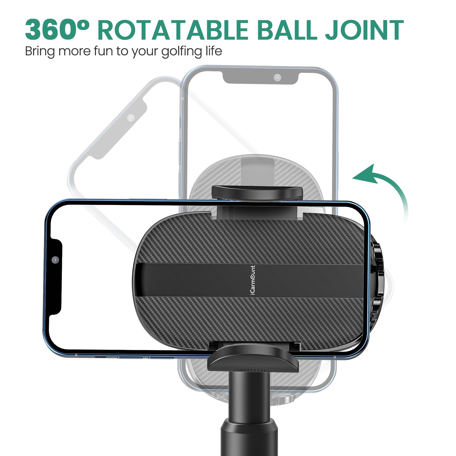 Cup Holder Phone Mount for Golf Cart APPS2Car Mount