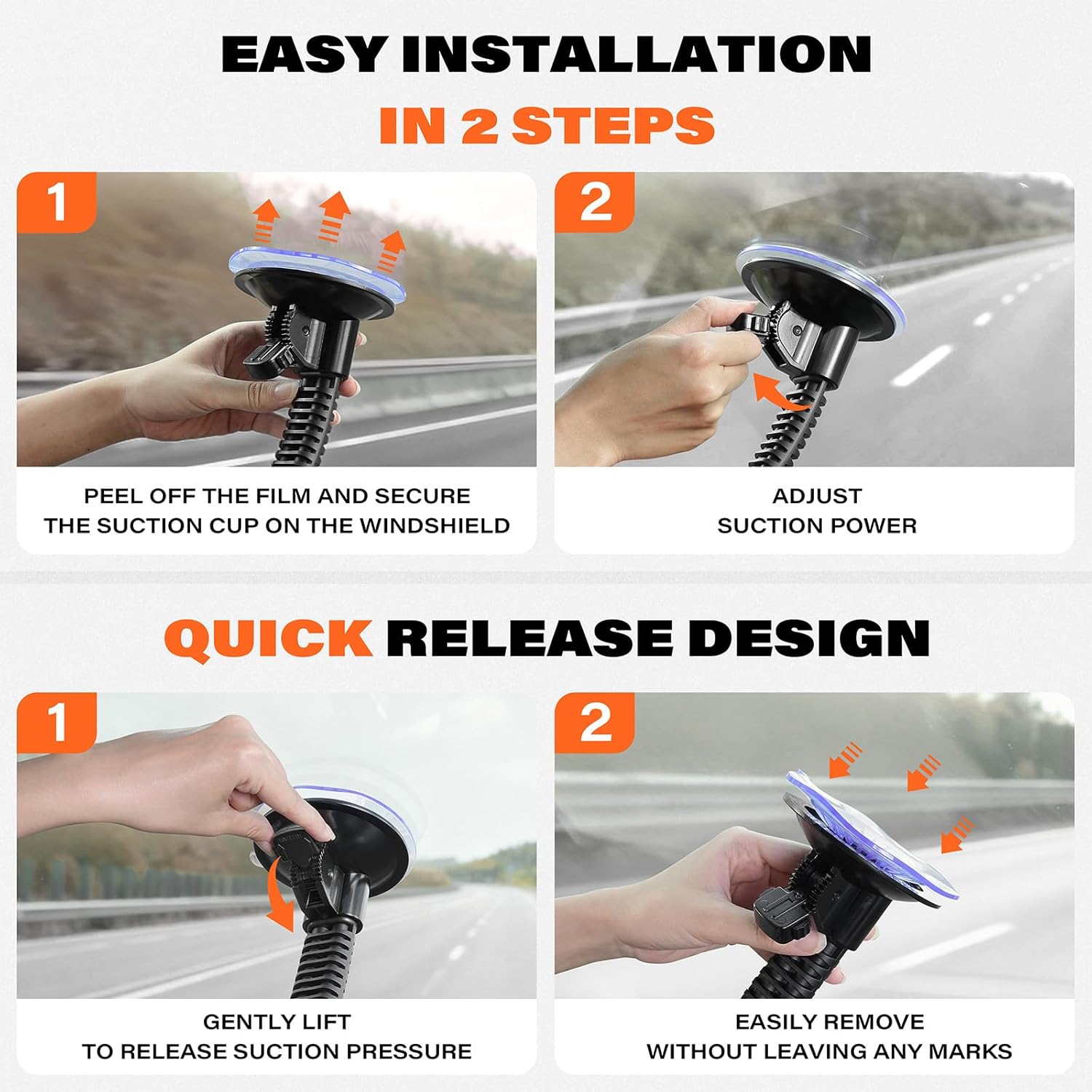 APPS2Car for Heavy-Duty MagSafe Truck Phone Mount A2C