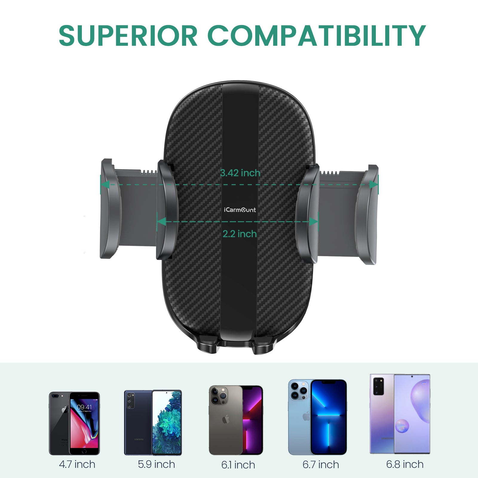 Cup Holder Phone Mount for Golf Cart APPS2Car Mount