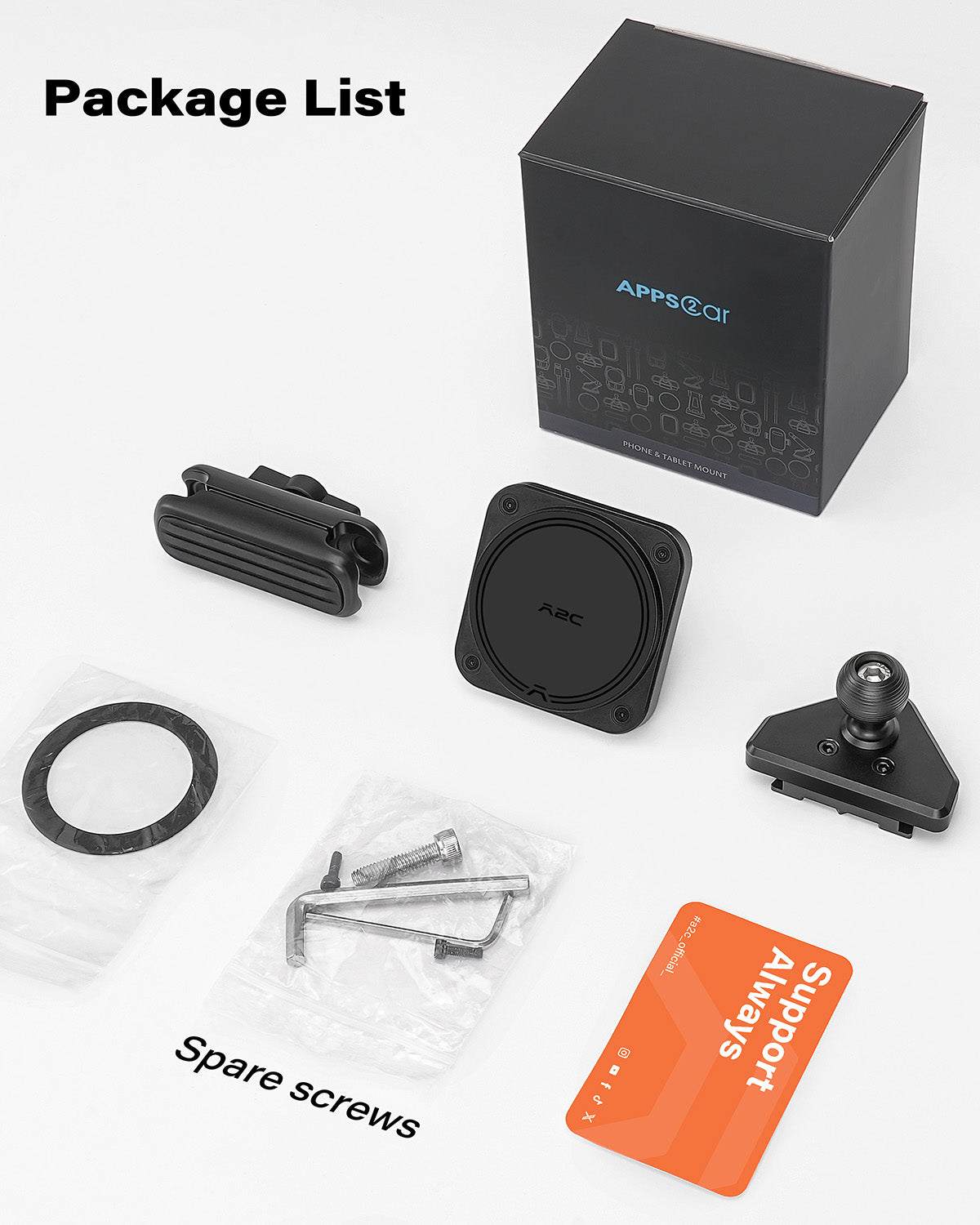 APPS2Car Magnetic Vent Mount for Ford F-150 (2015–2020), Super Duty (2017–2022), Expedition (2018–2021), Air Vent Phone Holder Compatible with iPhone 12-17 Series & MagSafe Case, Metal Socket Arm A2C