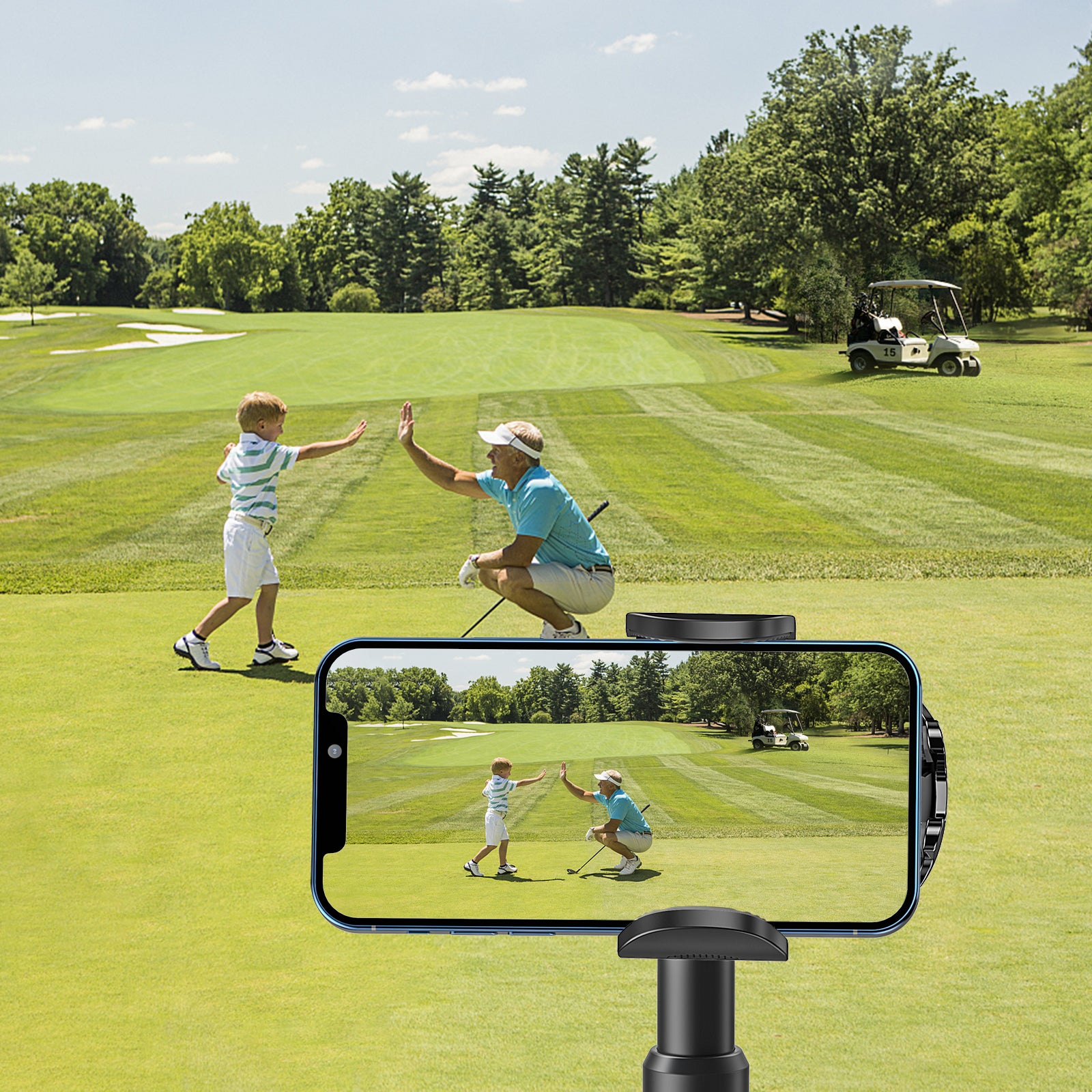 Cup Holder Phone Mount for Golf Cart APPS2Car Mount