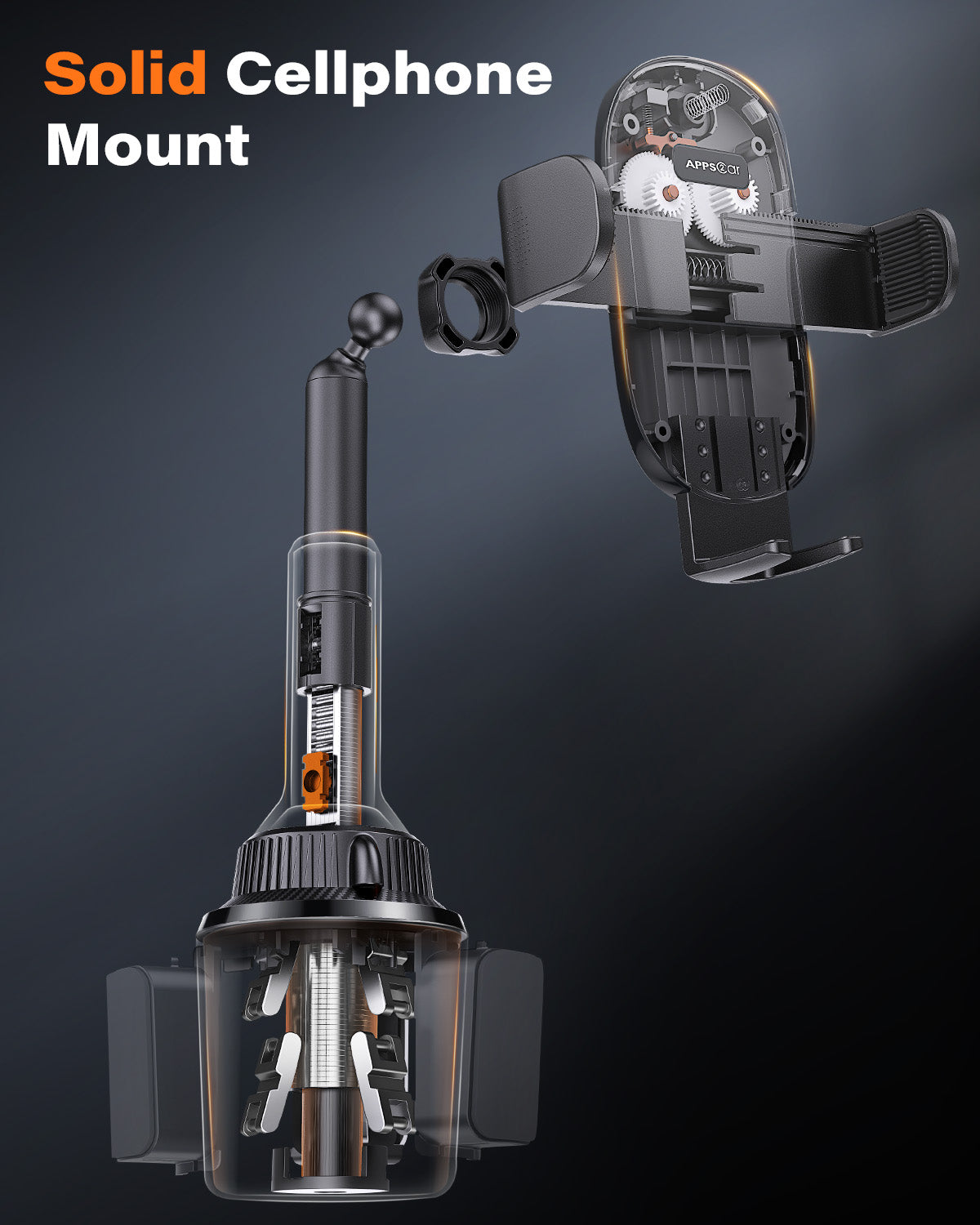 Universal Car Cup Phone Holder A2C