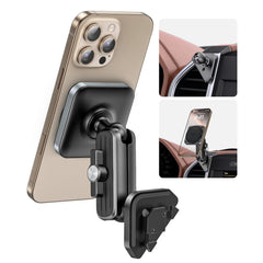 APPS2Car Magnetic Vent Mount for Ford F-150 (2015–2020), Super Duty (2017–2022), Expedition (2018–2021), Air Vent Phone Holder Compatible with iPhone 12-17 Series & MagSafe Case, Metal Socket Arm A2C