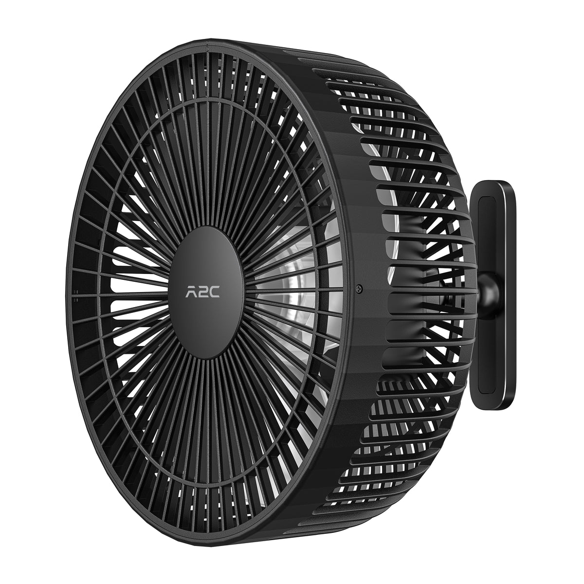 A2C Magnetic Rechargeable Fan for Golf Cart 7.5-Inch, Up to 28Hrs, 10000 mAh Battery Powered Fan Portable 4 Speeds Fits EZGO, Club Car & Yamaha, Golf Cart & Cruise Accessories Essentials Gifts A2C