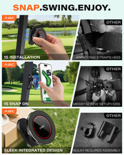 Magnetic Golf Cart Phone Holder Compatible with MagSafe A2C