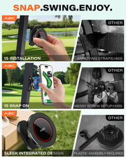 Magnetic Golf Cart Phone Holder Compatible with MagSafe A2C