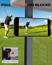 Magnetic Golf Cart Phone Holder Compatible with MagSafe A2C