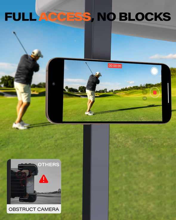 Magnetic Golf Cart Phone Holder Compatible with MagSafe