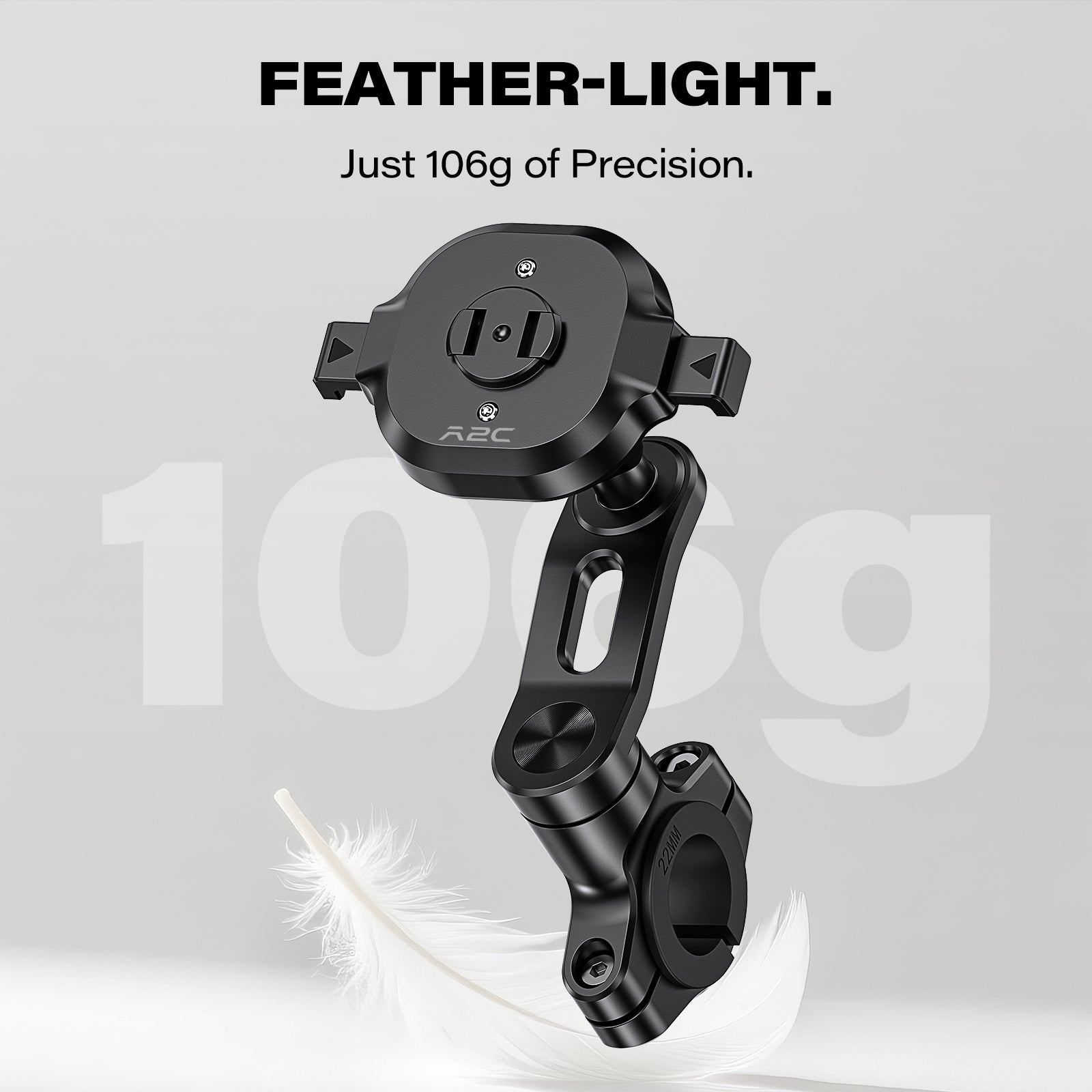 A2C One-Lock System Bike Phone Holder Kit with MagSafe Phone Case for iPhone A2C