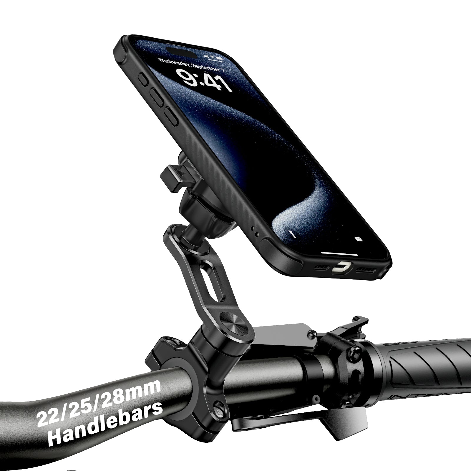A2C One-Lock System Bike Phone Holder Kit with MagSafe Phone Case for iPhone A2C