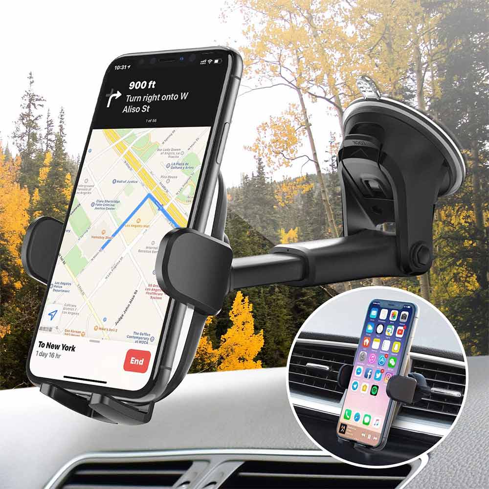 Smart Car Drink Holder Bottle Cup Water Air Vent Phone Mount 2 in
