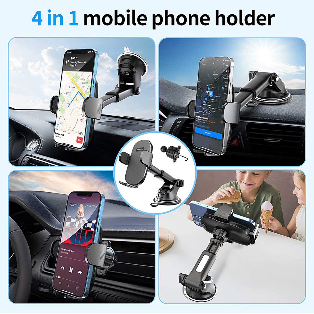 2022 Upgrade] APPS2Car Auto Armaturenbrett Telefonhalter, Auto Windsc –  APPS2Car Mount