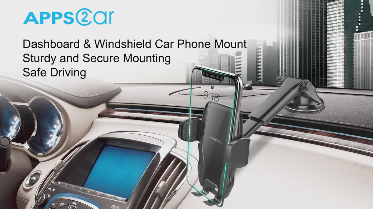  APPS2Car Suction Cup Phone Holder Windshield/Dashboard