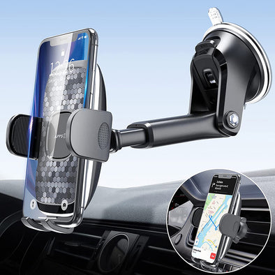 Suction Cup & Air Vent Car Phone Mount