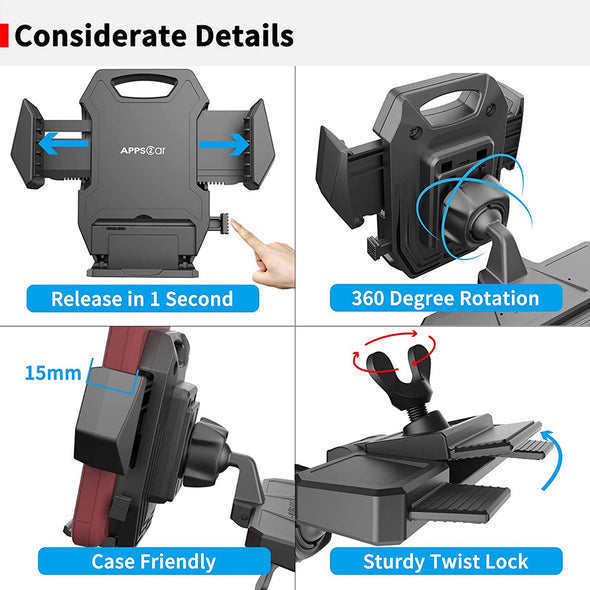 Universal Sturdy CD Slot Phone Mount