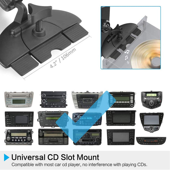 Universal CD Slot Tablet Car Mount